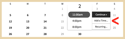 Multi-Session Scheduling Tip